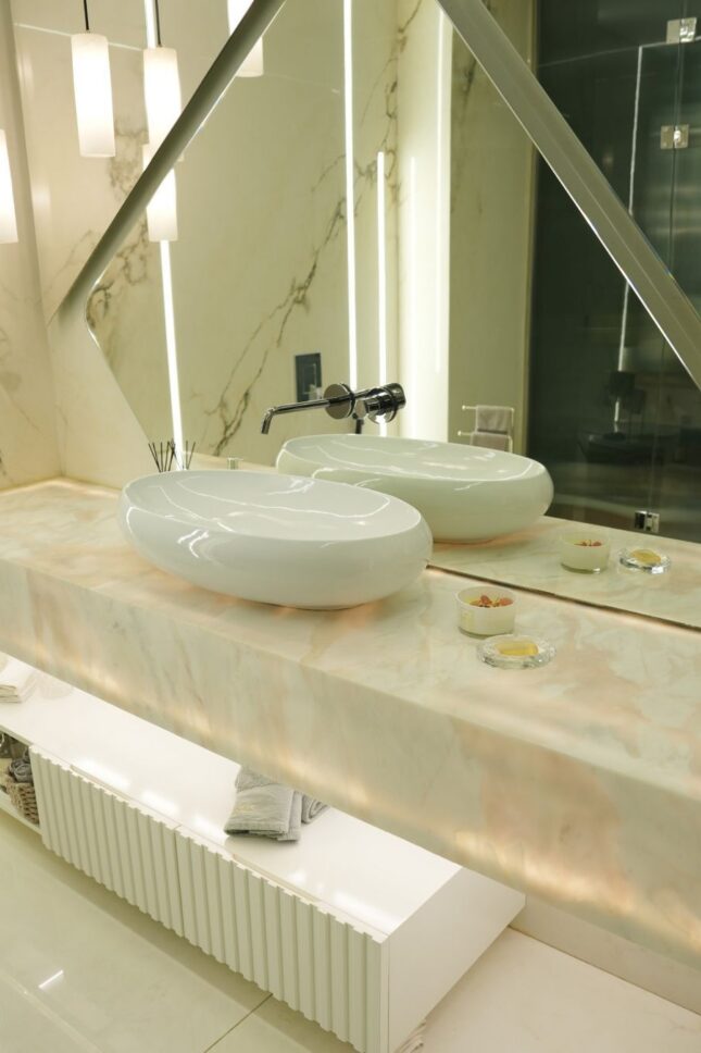 The Veined Perspective Master Bathroom